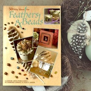 SALE | 50 Nifty Ideas for Feathers & Beads Instructional DIY Craft Book